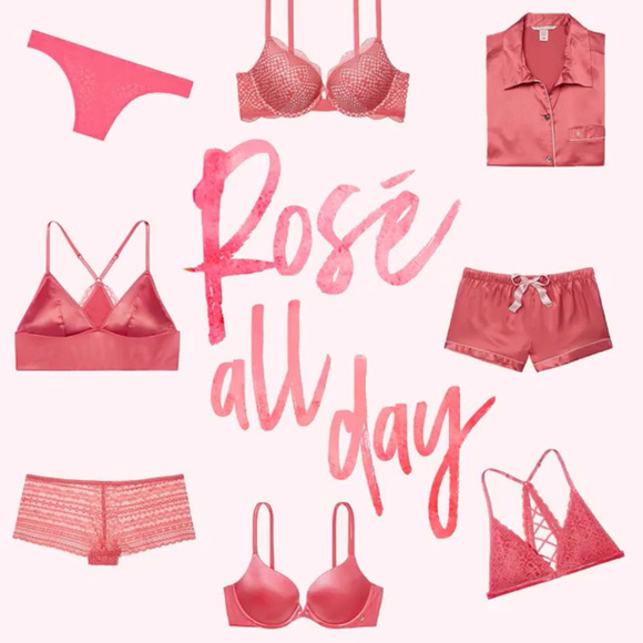 NWT Victoria's Secret soft atlas bralette bra rose pink size M Xmas Gift - Picture 3 of 7